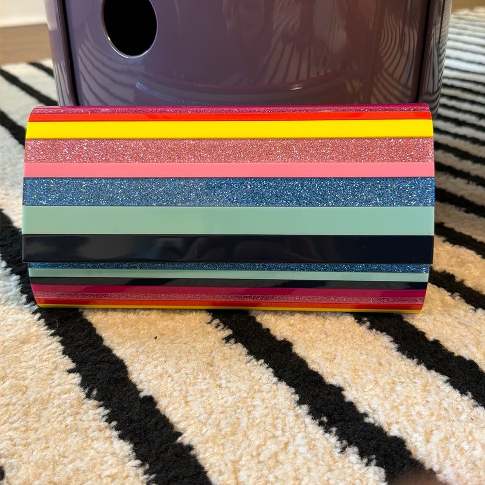 Sondra Roberts Resin Clutch or Crossbody Purse